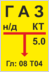 Опознавательный знак газопровода
